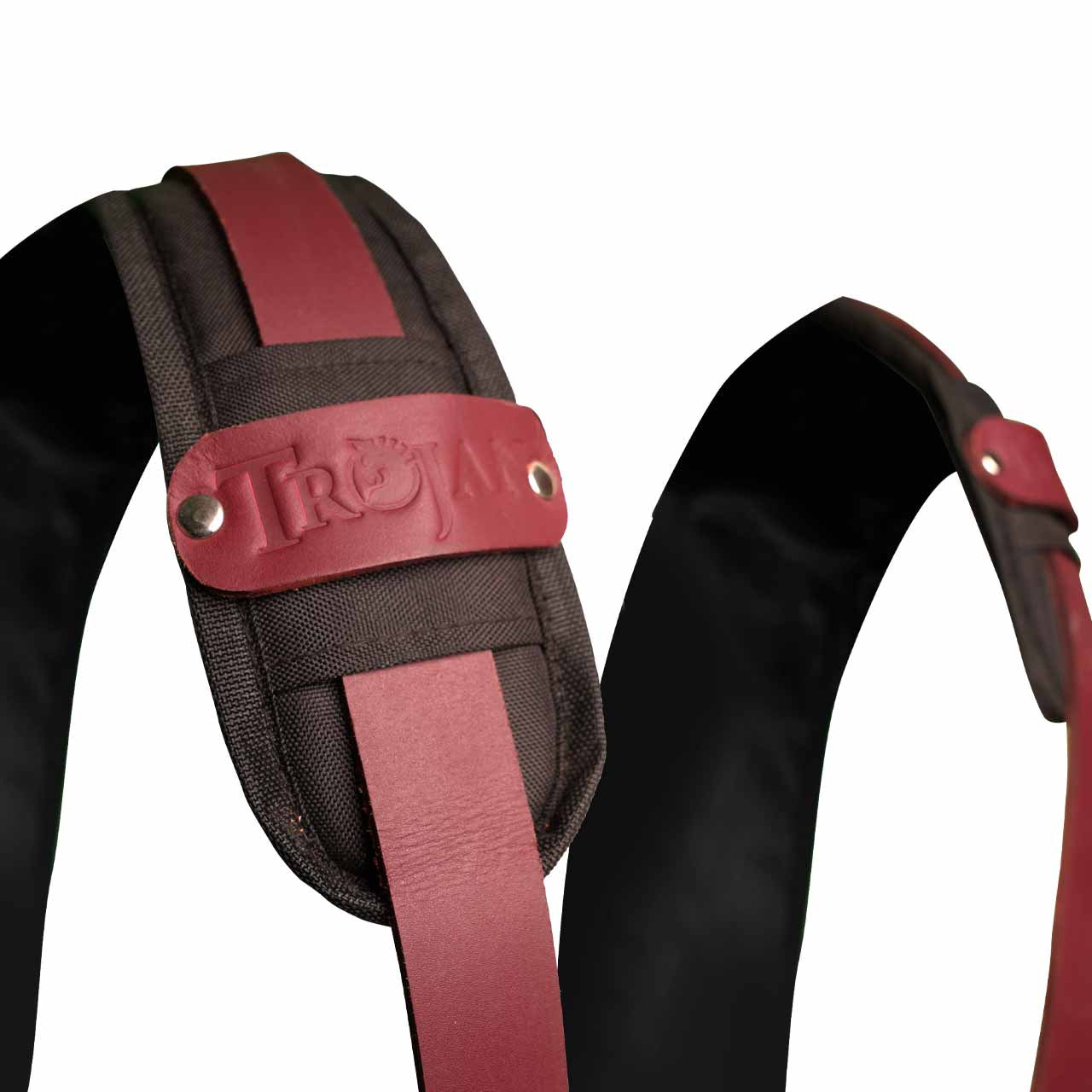 Fueri Leather Professional Weight Distributing Straps Yoke Tool Belt Suspender 