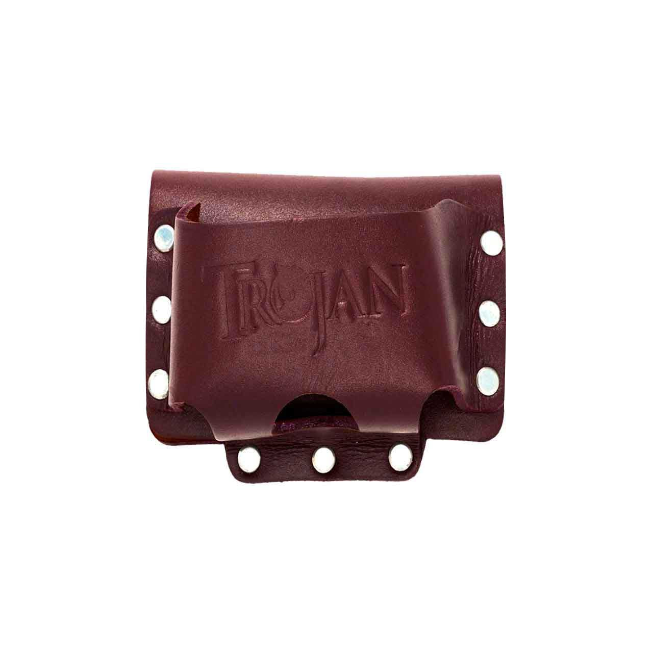 Tape Measure Holder & Drill Holster - Leather & Steel Belt Clip